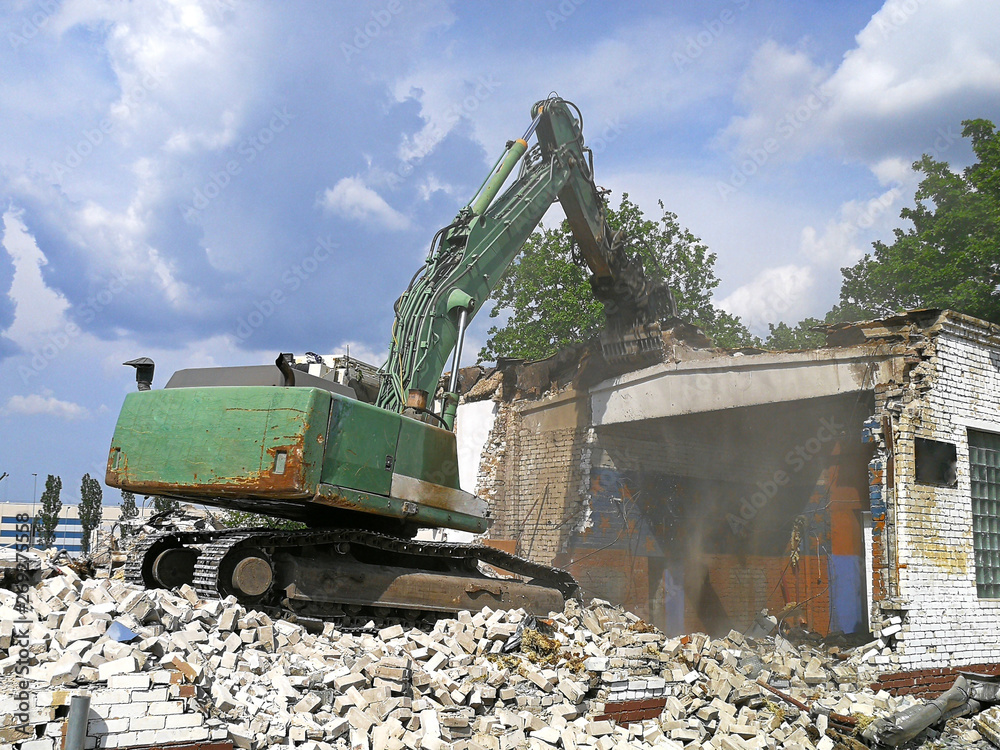 Fototapeta premium excavator