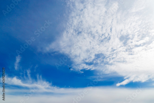 Cloudscape in blue sky panorama