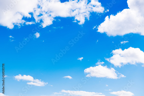 素材青空と雲