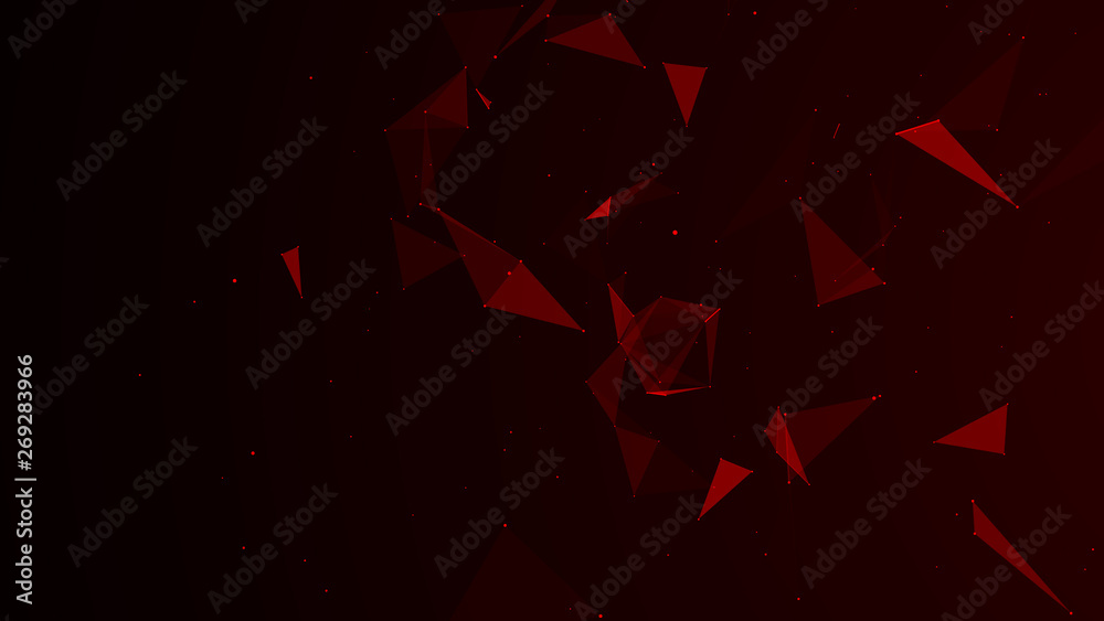 Abstract digital background. Cosmic particles. The effect of plexus. Big data visualization. 3d rendering Abstract digital background. Cosmic particles. The effect of plexus. Big data visualization. 3d rendering