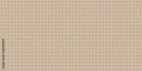 grid square graph line full page on brown paper background, paper grid square graph line texture of note book blank, grid line on paper brown color, empty squared grid graph for architecture design