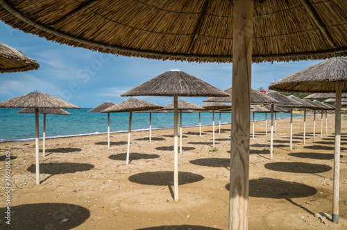 Sunshades on the Tsilivi Beach © Pav-Pro Photography 