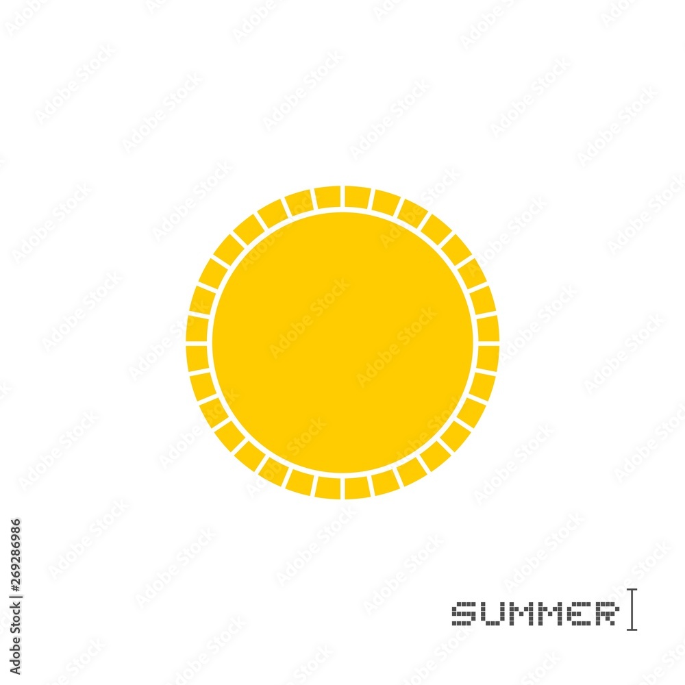 Creative design of sun illustration Creative design of sun illustration