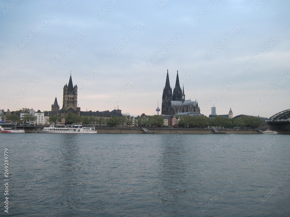 Cologne evening Cologne evening