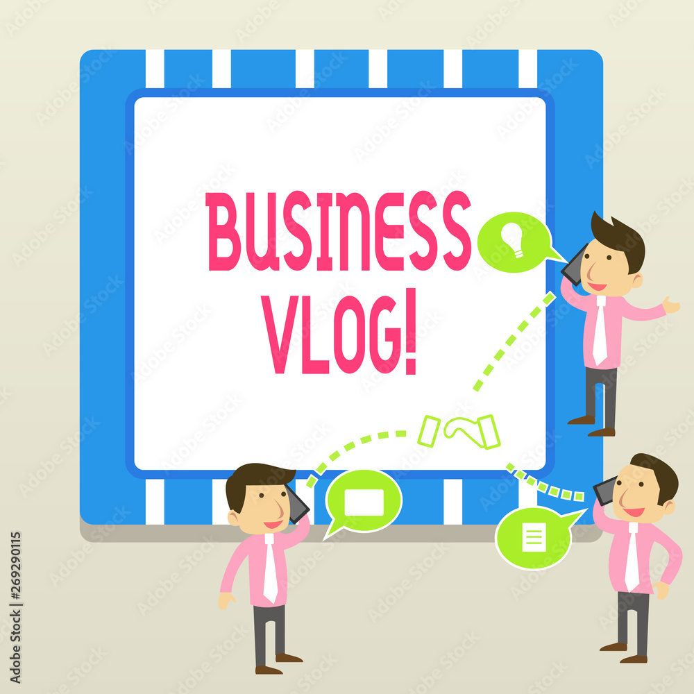 Word writing text Business Vlog. Business photo showcasing A video content about subject matter related to the company Word writing text Business Vlog. Business photo showcasing A video content about subject matter related to the company