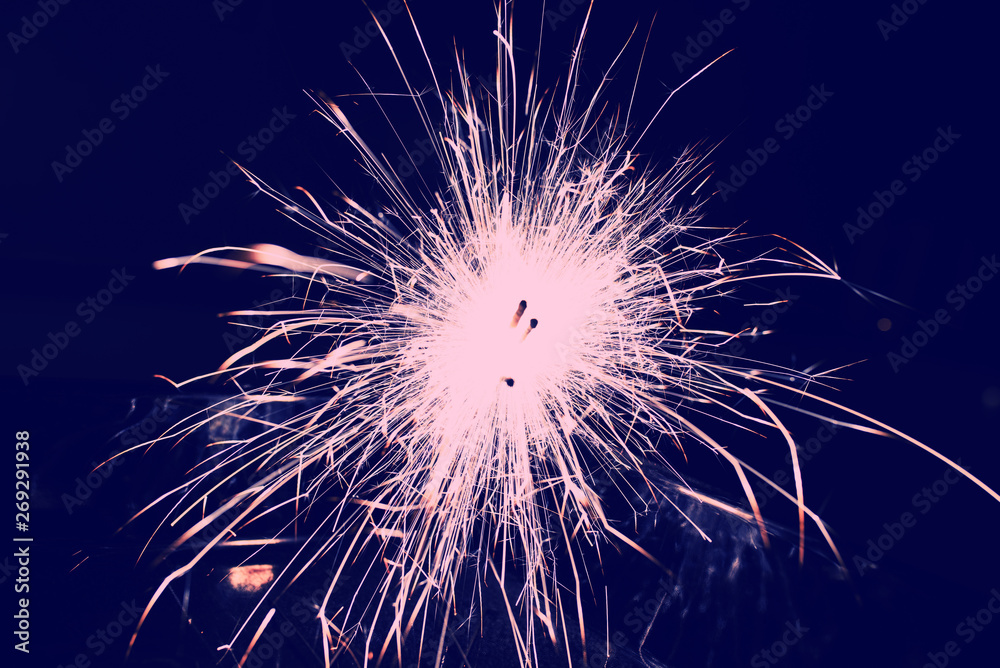 Fototapeta premium christmas sparkler