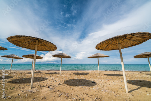 Sunshades on the Tsilivi Beach © Pav-Pro Photography 