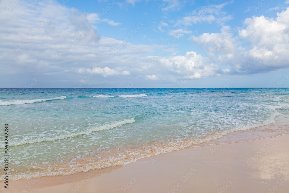 An Idyllic Beach on the Island of Barbados