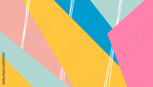 Abstract pattern bright colored stripes background for cover design. Vector design template for flyer, leaflet, magazine, a4, book cover. Summer creative concept, surface on the tile or product.