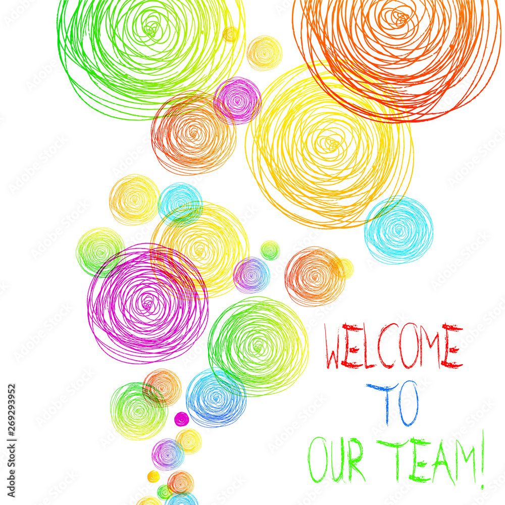 Handwriting text Welcome To Our Team. Conceptual photo introducing another demonstrating to your team mates Handwriting text Welcome To Our Team. Conceptual photo introducing another demonstrating to your team mates