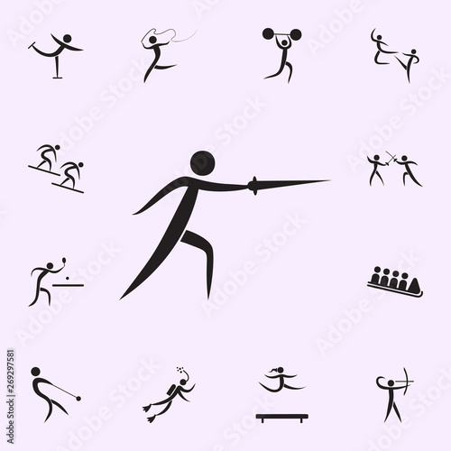 American football icon. Elements of sportsman icon. Premium quality graphic design icon. Signs and symbols collection icon for websites, web design, mobile app on white background