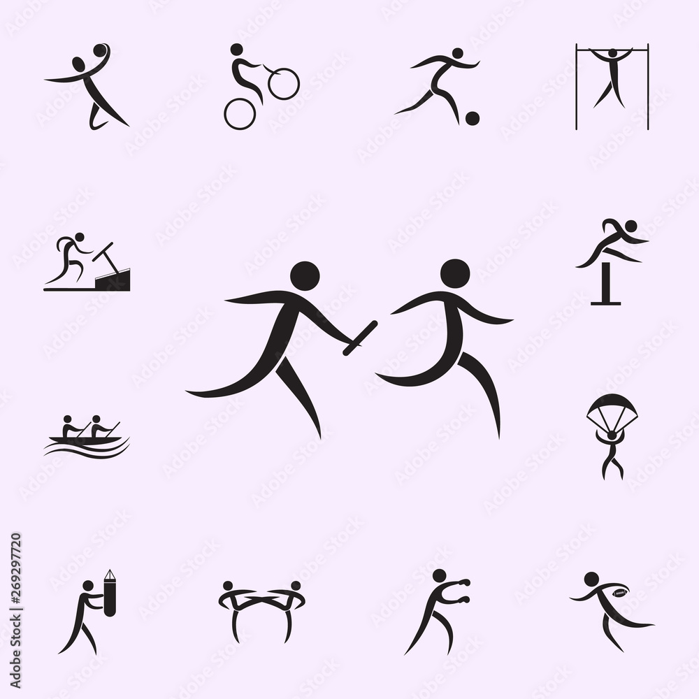 karate icon. Elements of sportsman icon. Premium quality graphic design icon. Signs and symbols collection icon for websites, web design, mobile app on white background