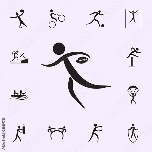 relay race icon. Elements of sportsman icon. Premium quality graphic design icon. Signs and symbols collection icon for websites  web design  mobile app on white background