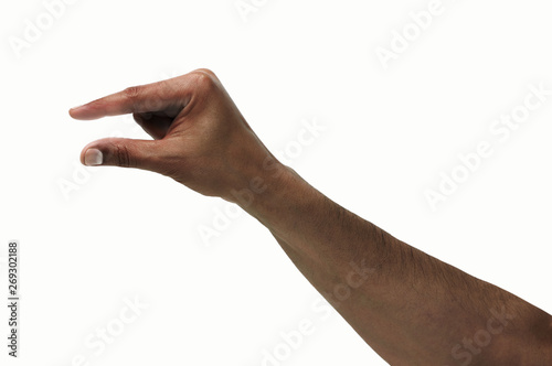Plakat isolated hand