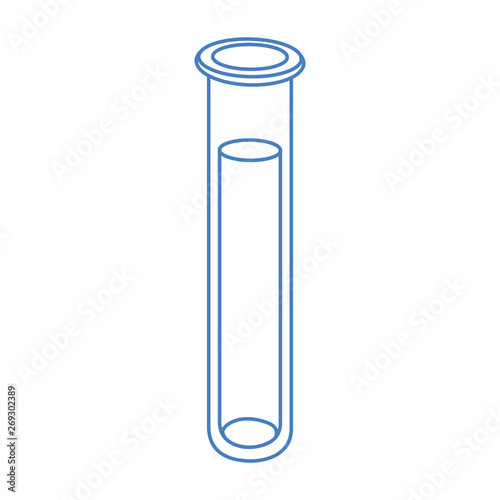 laboratory instruments in white background