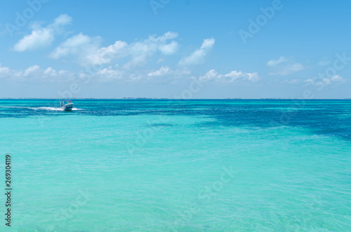 Ocean view in Playa Norte, Isla Mujeres