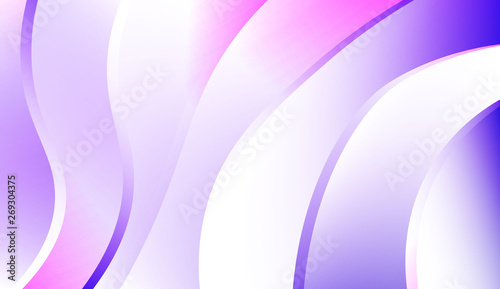 Creative Background With Wave Gradient Shape. For Your Design Wallpapers Presentation. Colorful Vector Illustration.