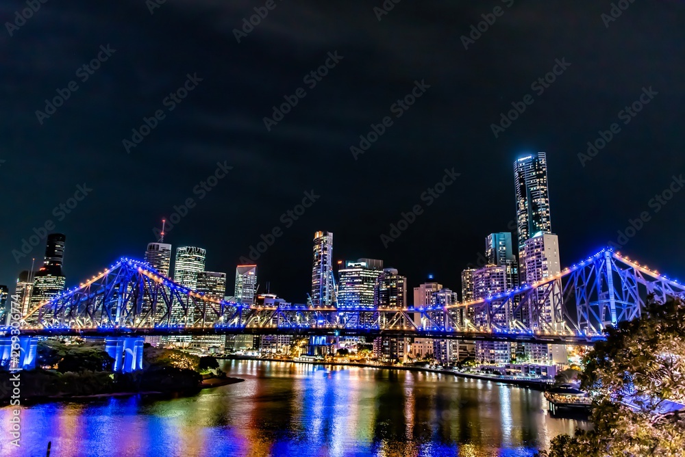 Fototapeta premium ブリスベンの夜景
