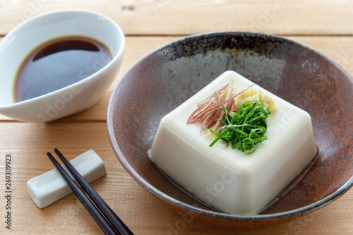 冷奴の茗荷と生姜と青じその薬味 photo