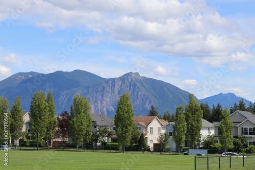 Village in mountains