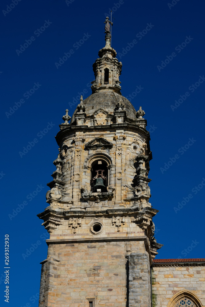 Church of Saint Anthony the Great. Bell tower (Iglesia de San Anton). Bilbao, Spain Church of Saint Anthony the Great. Bell tower (Iglesia de San Anton). Bilbao, Spain