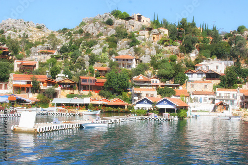 village on the coast