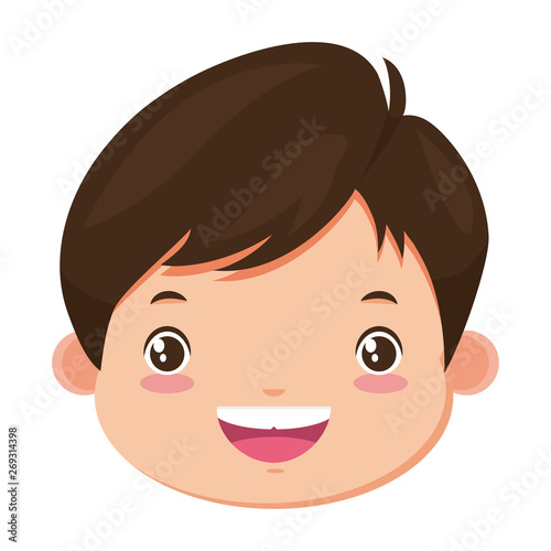 smiling boy face