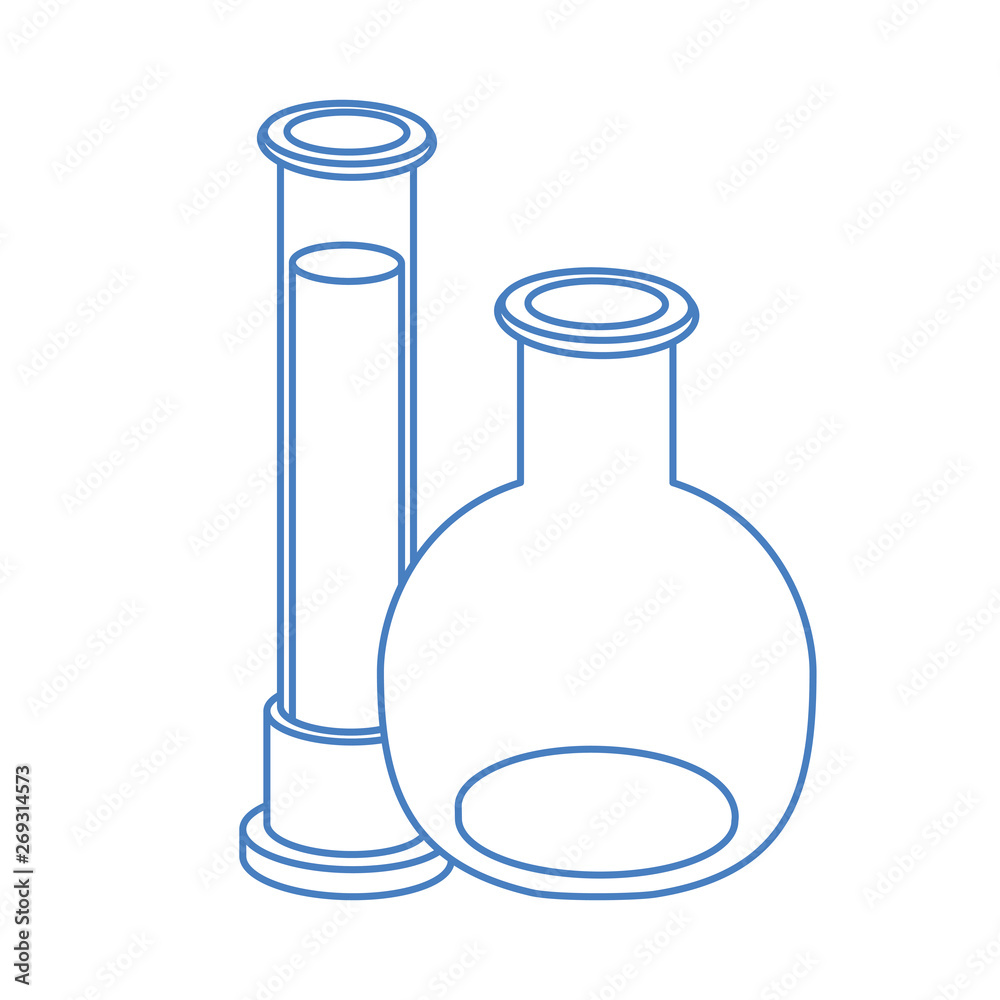 laboratory instruments in white background laboratory instruments in white background