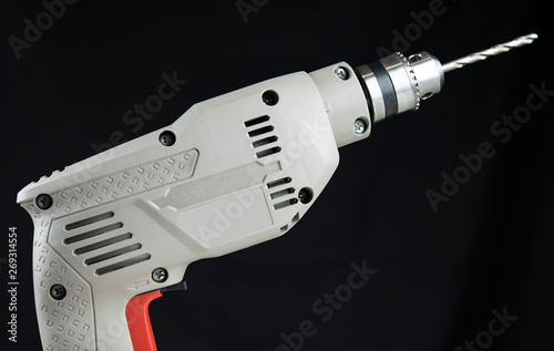 Obraz na płótnie Cordless screwdriver with a drill