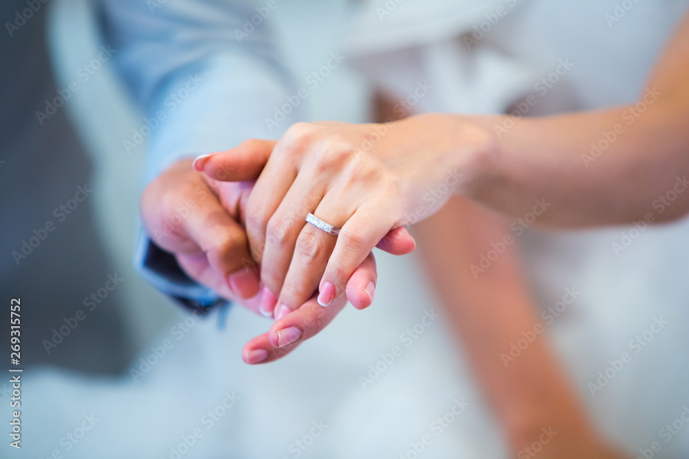 Closeup photo of get marry with a Beautiful Wedding Ring Closeup photo of get marry with a Beautiful Wedding Ring