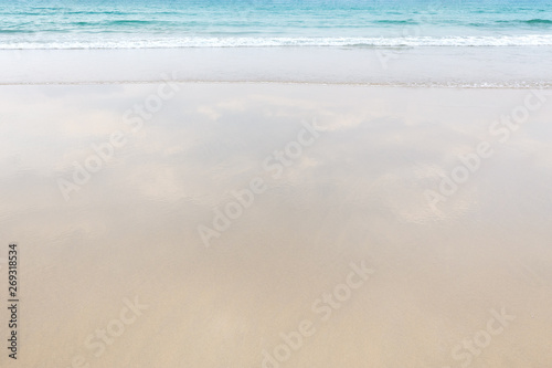 Empty sea and beach background