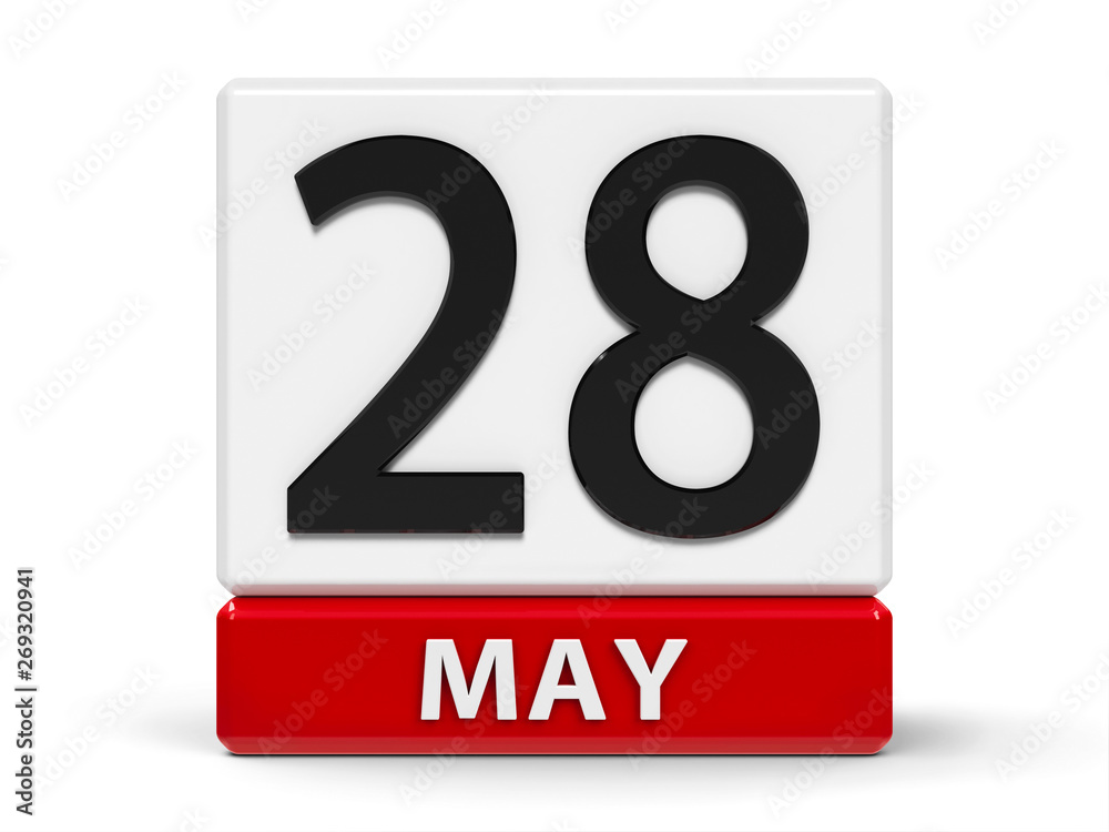 Cubes calendar 28th May