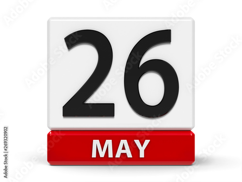 Cubes calendar 26th May