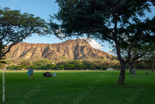 カピオラニ公園とダイヤモンドヘッド