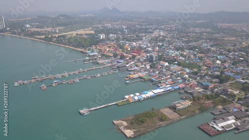 aerial view of city © Wattanagain