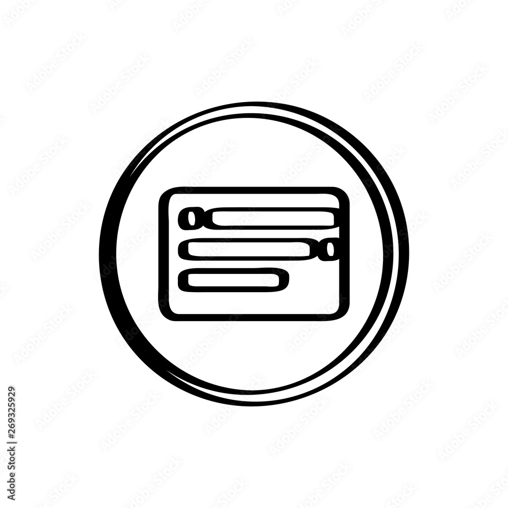 Isolated chat icon on a white background - Vector Isolated chat icon on a white background - Vector