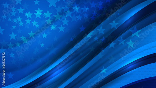 USA Color background concept for independence, veterans, labor, memorial day and events