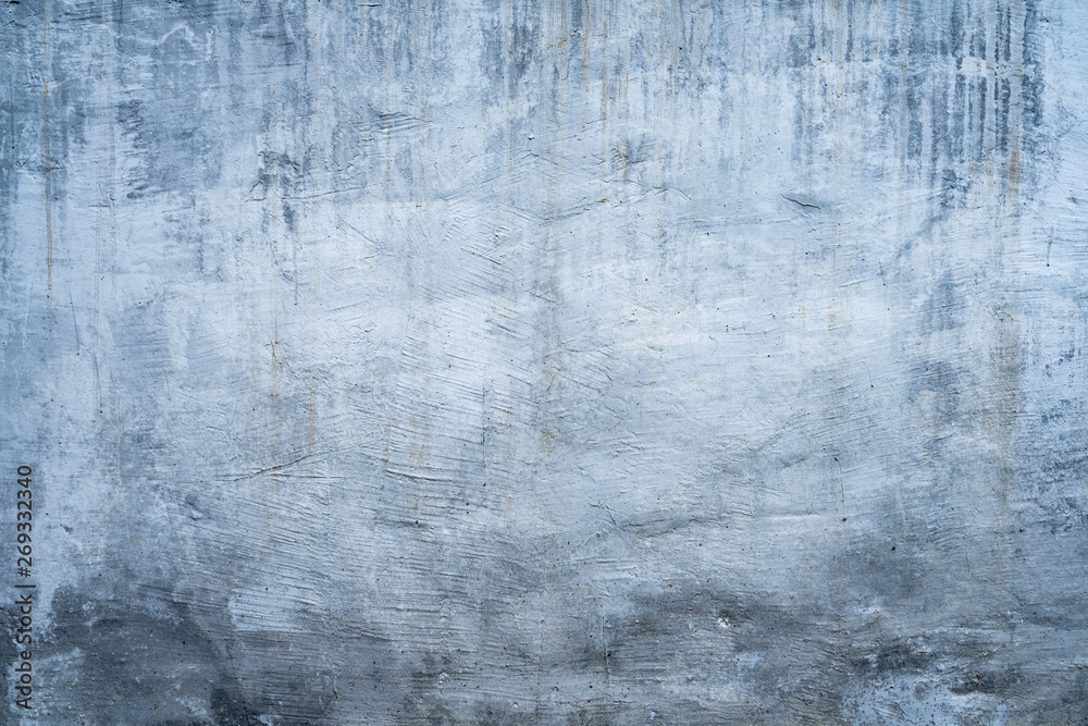 Dirty white painted dark concrete wall texture background
