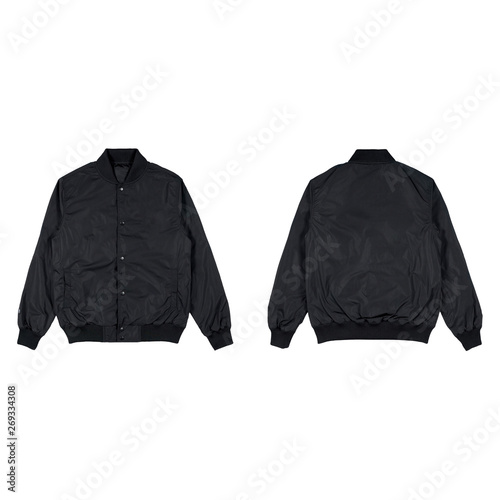 Εκτύπωση καμβά Blank plain bomber jacket isolated on white background