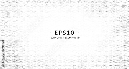 The abstract background of molecular structure and graphic design of technology sense.