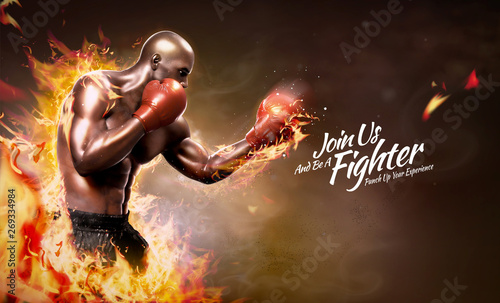 Boxing class poster