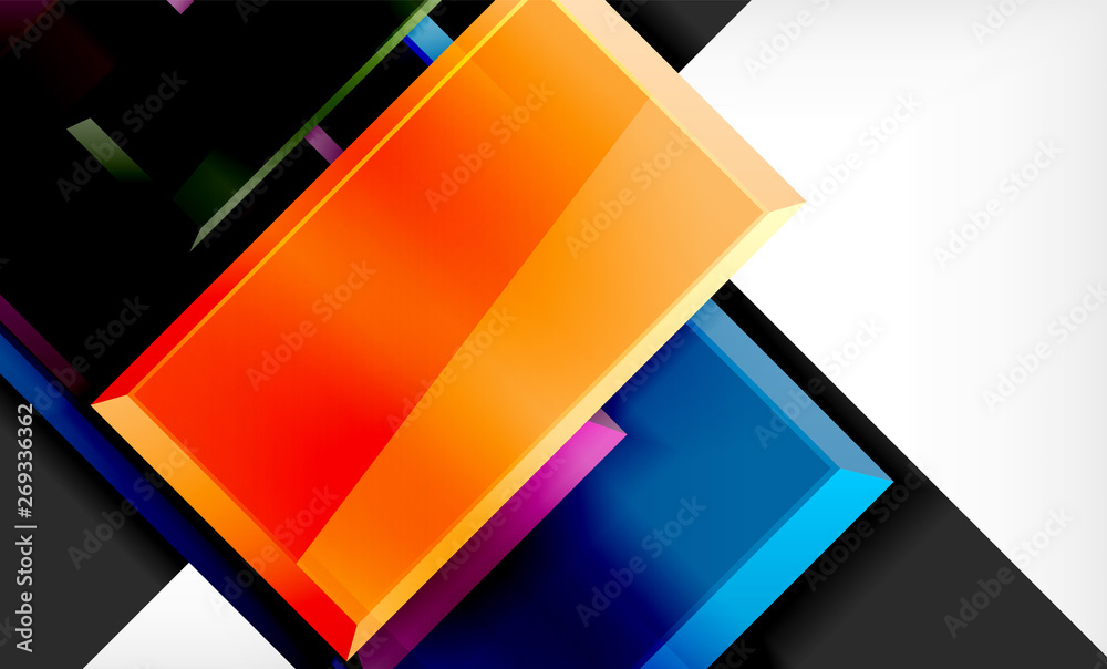Color squares futuristic abstract background Color squares futuristic abstract background