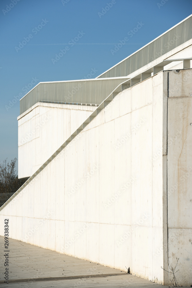 Obraz premium Modern concrete building