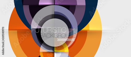 Circular geometrical design template