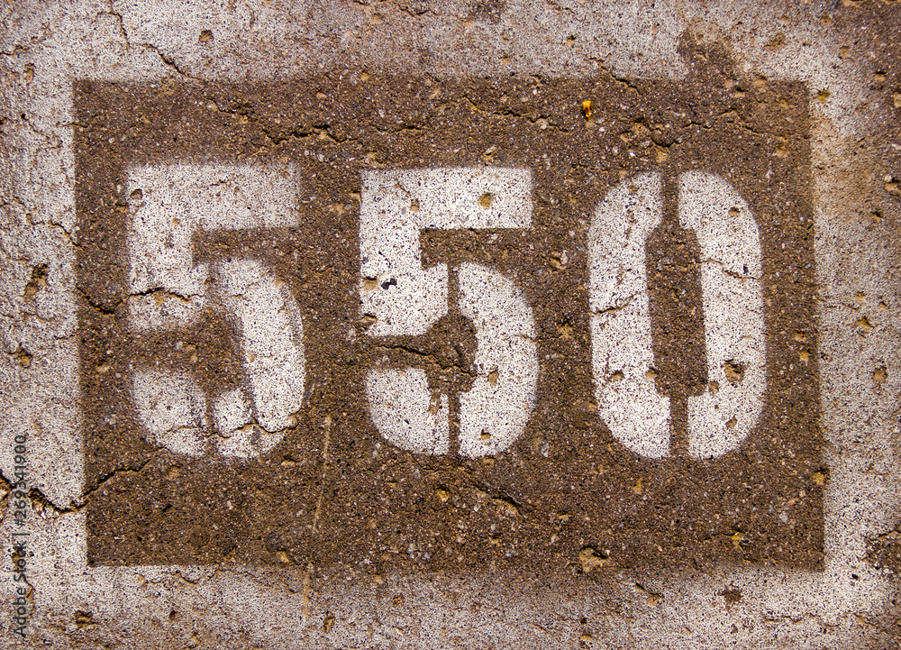 the numbers on the asphalt 550 the numbers on the asphalt 550