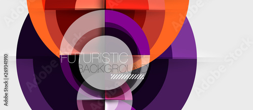 Circular geometrical design template