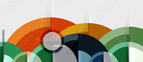 Circular geometrical design template