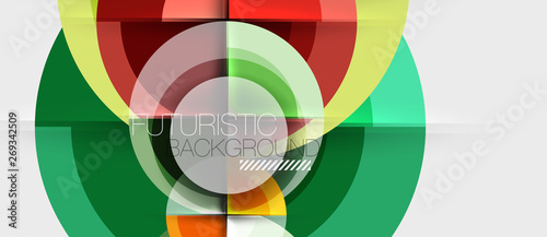 Circular geometrical design template