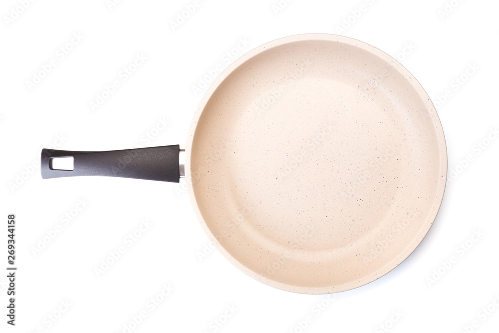 Fry Pan Ceramic Coating in White background Fry Pan Ceramic Coating in White background