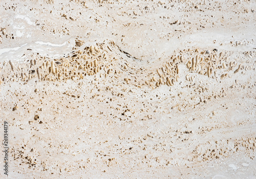 Coquina stone texture or background photo